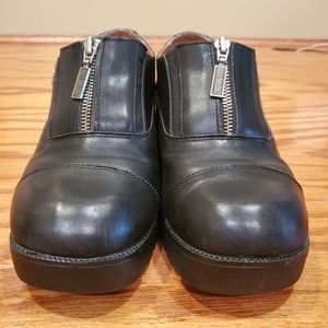 Harley Davidson 8.5 lug sole platform oxford shoes